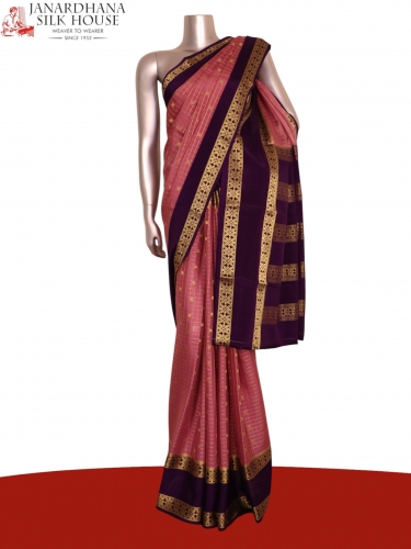 Pure Mysore Crepe Silk Saree